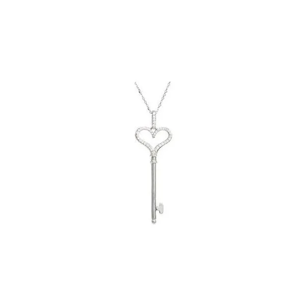 Heart Key Necklace Hart's Jewelers Grants Pass, OR