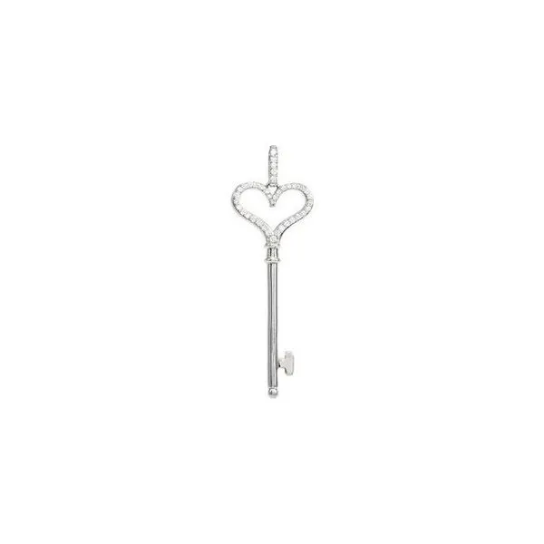 Heart Key Pendant Becky Beck's Jewelry DeKalb, IL