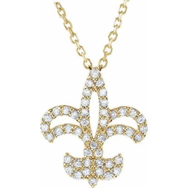 Fleur-de-lis Necklace Hart's Jewelers Grants Pass, OR