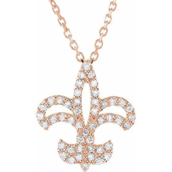 Fleur-de-lis Necklace Hart's Jewelers Grants Pass, OR
