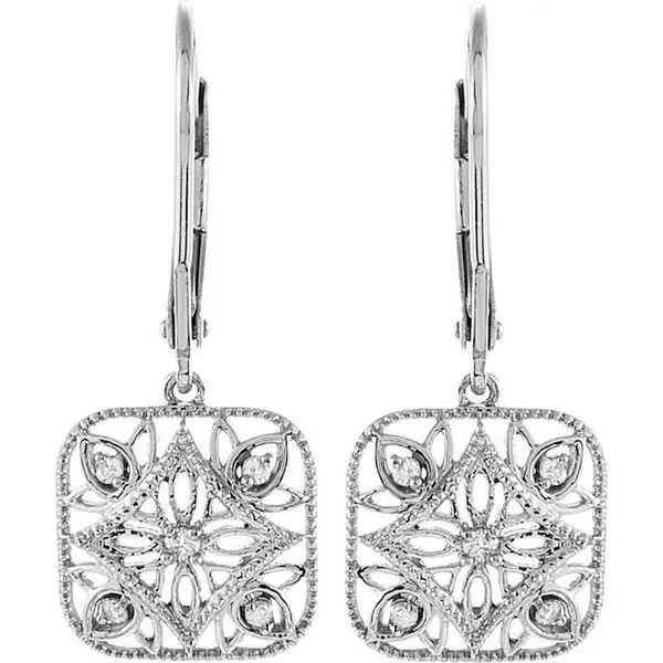 Granulated Filigree Earrings Image 2 Hopman Jewelers Elkhart, IN