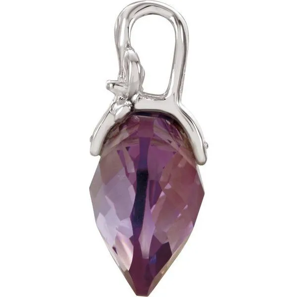 Fleur-de-lis Heart Pendant Image 2 Hart's Jewelers Grants Pass, OR