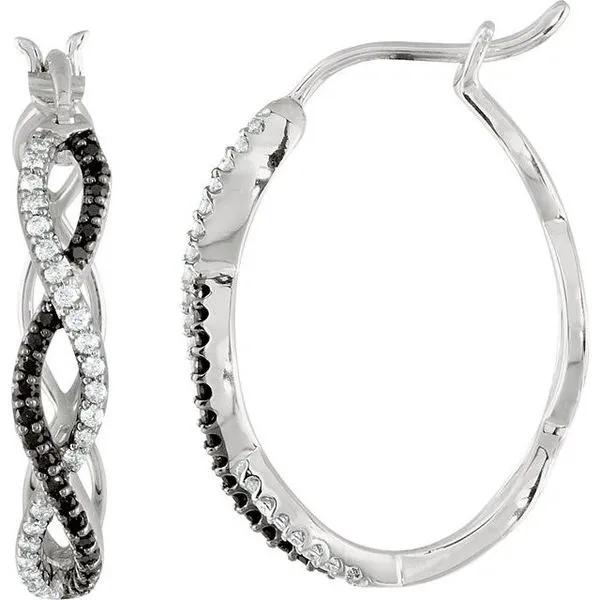 Accented Hoop Earrings Image 2 Holly's Jewelry Mountain Home, AR