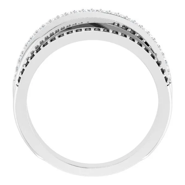Criss-Cross Ring Image 2 Hart's Jewelers Grants Pass, OR