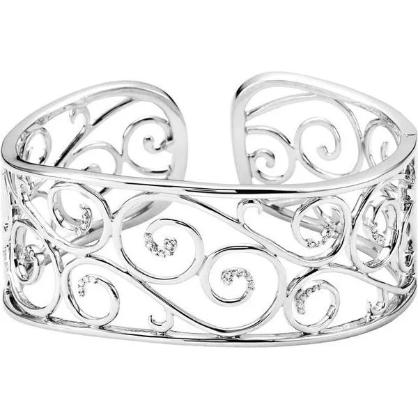 Filigree Scroll Cuff Bracelet Hart's Jewelers Grants Pass, OR