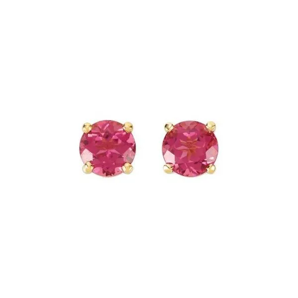 Round 4-Prong Stud Earrings Linwood Custom Jewelers Linwood, NJ
