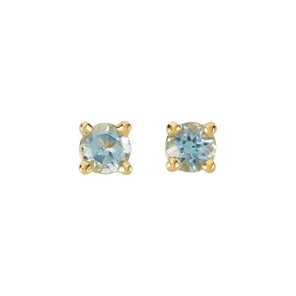 Round 4-Prong Stud Earrings Image 2 Hart's Jewelers Grants Pass, OR