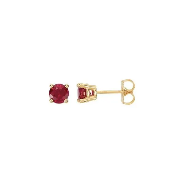 Round 4-Prong Stud Earrings Trenton Jewelers Ltd. Trenton, MI