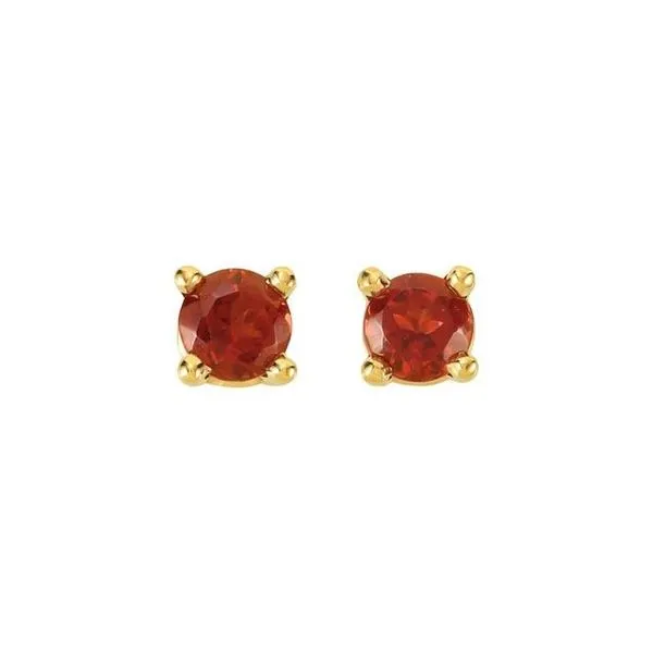 Round 4-Prong Stud Earrings Image 2 Henry B. Ball Jewelers Canton, OH