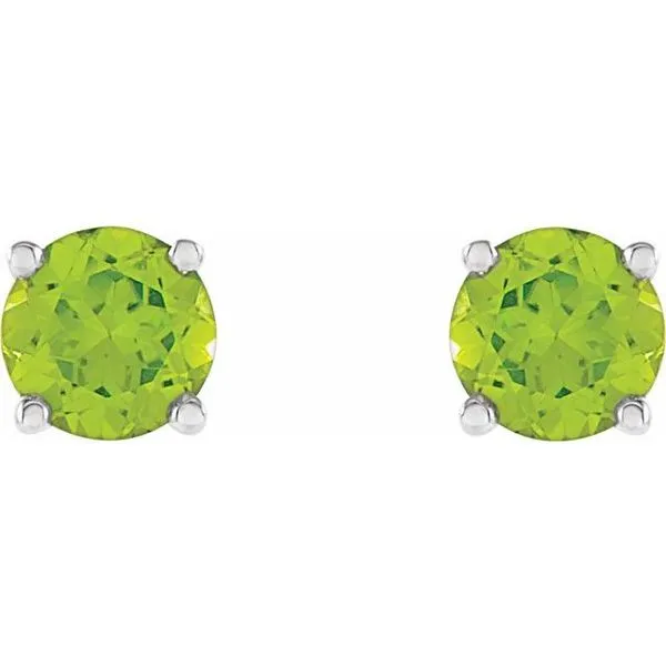 Round 4-Prong Stud Earrings Image 2 Holly's Jewelry Mountain Home, AR