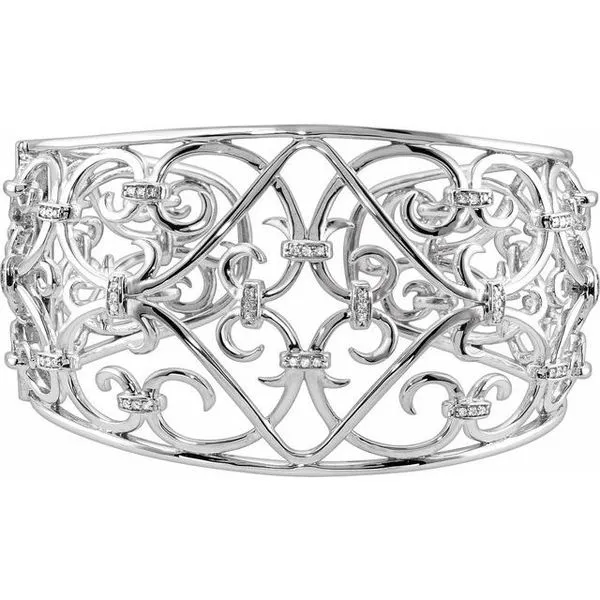 Filigree Scroll Cuff Bracelet Hart's Jewelers Grants Pass, OR