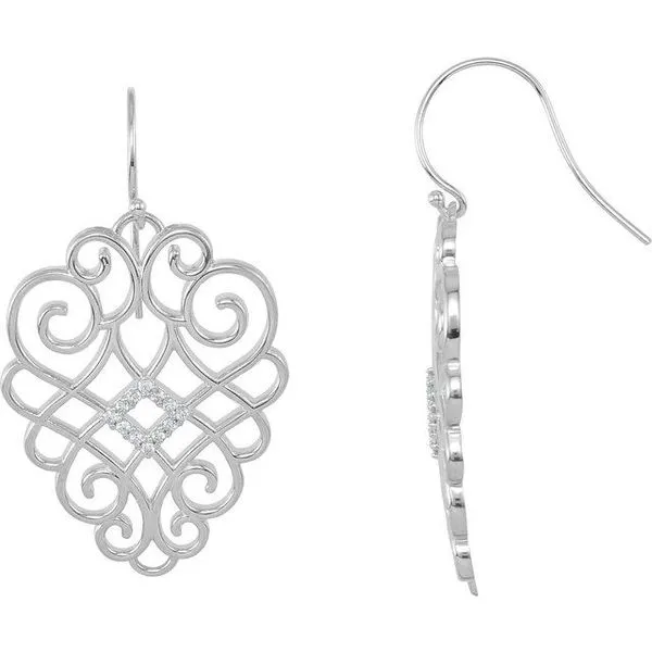 Filigree Scrolls Earrings Hart's Jewelers Grants Pass, OR