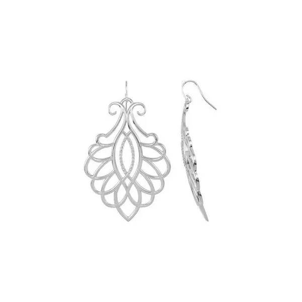 Filigree Scroll Earrings Hart's Jewelers Grants Pass, OR