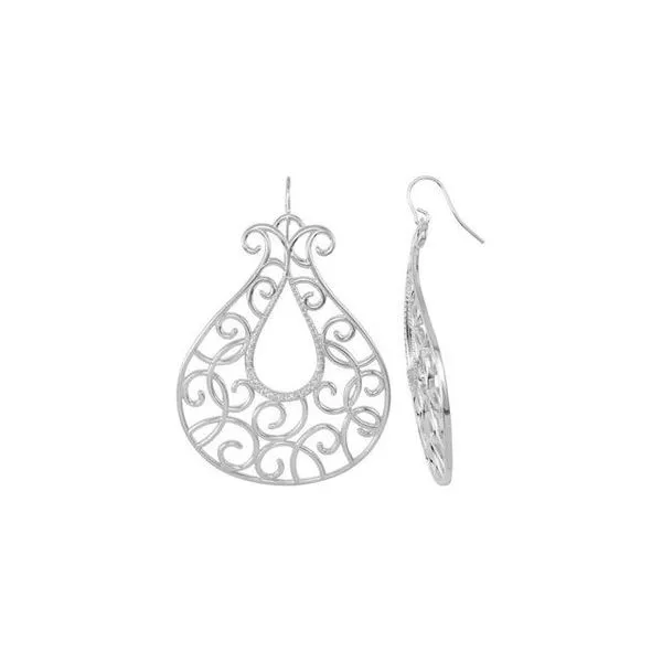 Filigree Scroll Earrings Hart's Jewelers Grants Pass, OR