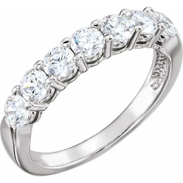 Seven-Stone Anniversary Band L & L jewelers Scarborough, ME