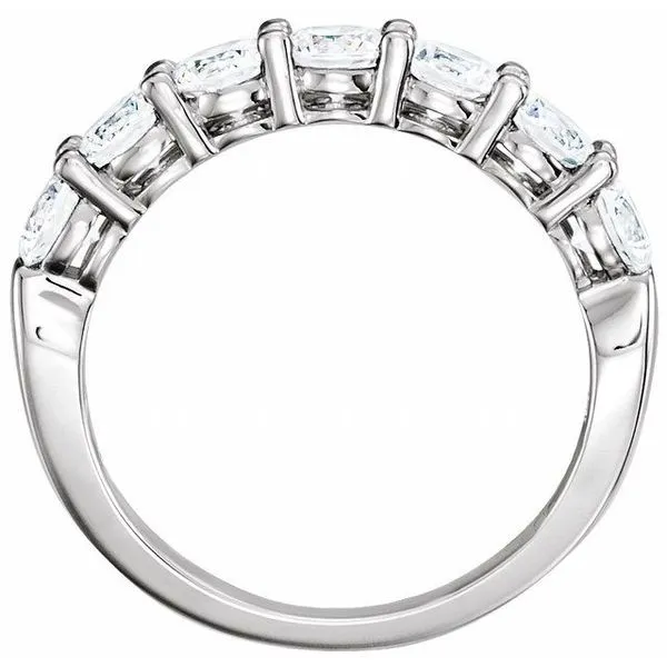 Seven-Stone Anniversary Band Image 2 Allain's Jewelry New Iberia, LA