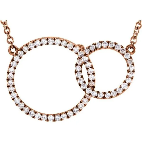 Interlocking Circle Necklace Hart's Jewelers Grants Pass, OR