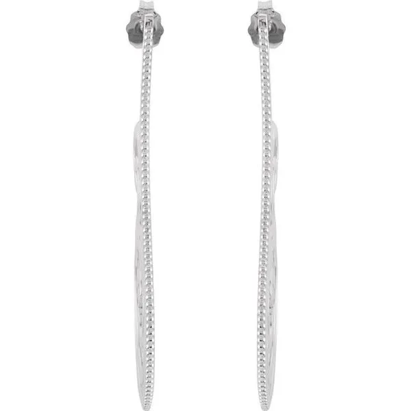 Scroll Earrings Image 2 Long Jewelers Chesapeake, VA