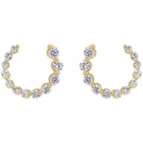 Front-Back Earrings Image 2 SIERRA MOON Auburn, CA