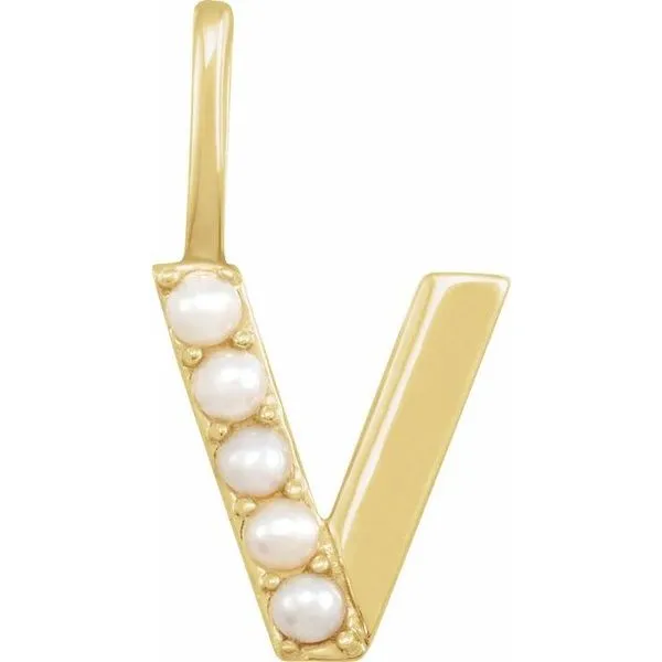 Pearl Initial Charm/Pendant Clater Jewelers Louisville, KY