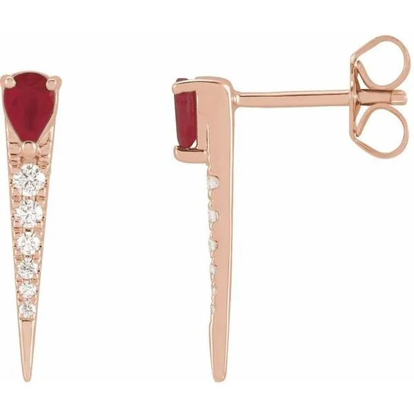 Spike Earrings Linwood Custom Jewelers Linwood, NJ