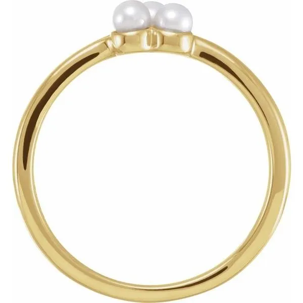 Pearl Cluster Ring Image 2 Henry B. Ball Jewelers Canton, OH