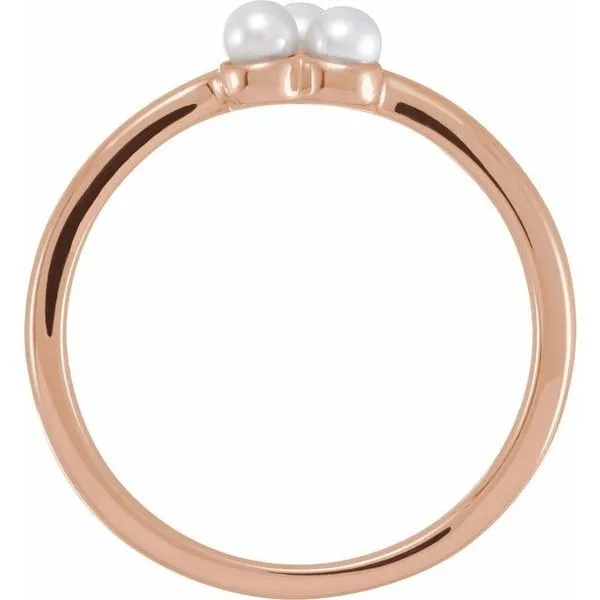 Pearl Cluster Ring Image 2 Hart's Jewelers Grants Pass, OR