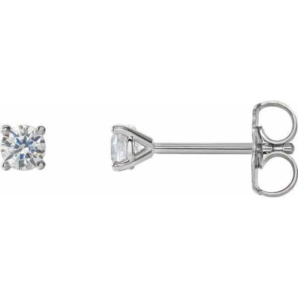 Round 4-Prong Stud Earrings Arnold's Jewelry and Gifts Logansport, IN