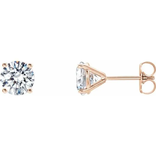 Round 4-Prong Stud Earrings Jewelry Design Studio Jensen Beach, FL