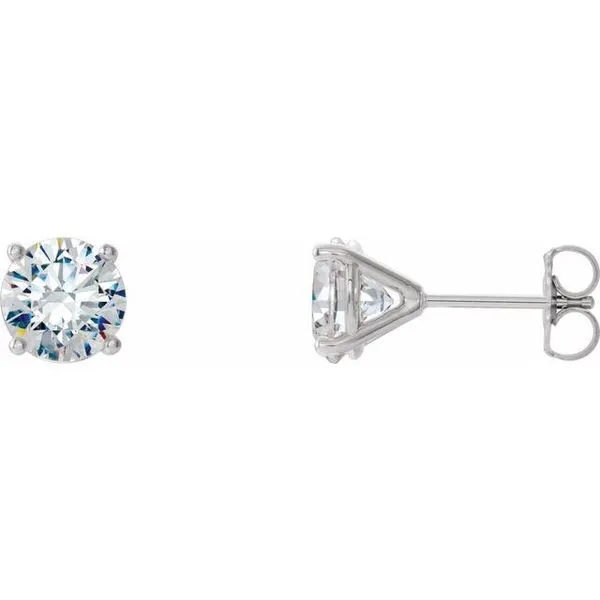 Round 4-Prong Stud Earrings Atlanta West Jewelry Douglasville, GA