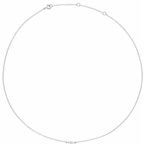 Lab-Grown Diamond Necklace Long Jewelers Chesapeake, VA