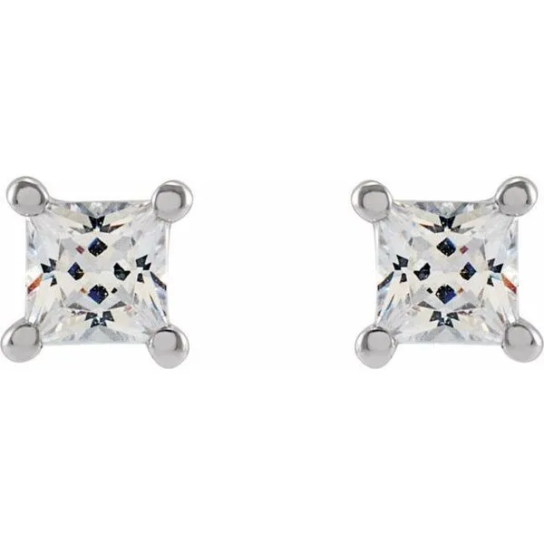 Lab-Grown Diamond Stud Earrings Image 2 Diny's Jewelers Middleton, WI