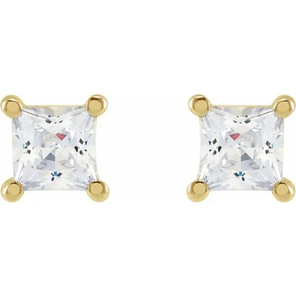 Lab-Grown Diamond Stud Earrings Image 2 Diny's Jewelers Middleton, WI