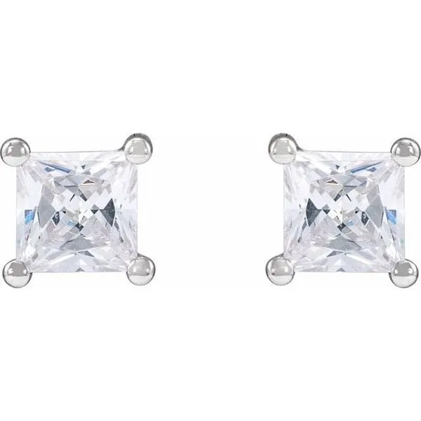 Lab-Grown Diamond Stud Earrings Image 2 Colonial Jewelers of Easton Easton, MD