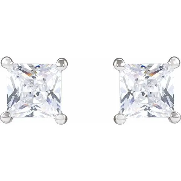 Lab-Grown Diamond Stud Earrings Image 2 SIERRA MOON Auburn, CA