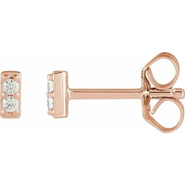 Accented Bar Earrings Hart's Jewelers Grants Pass, OR