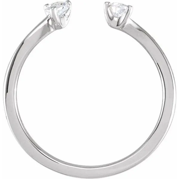 Lab-Grown Diamond Two-Stone Ring Image 2 James & Williams Jewelers Berwyn, IL