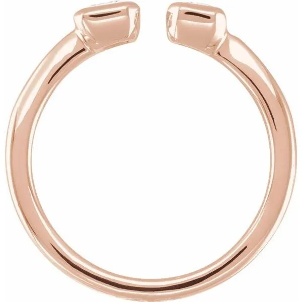 Lab-Grown Diamond Two-Stone Ring Image 2 Becky Beck's Jewelry DeKalb, IL