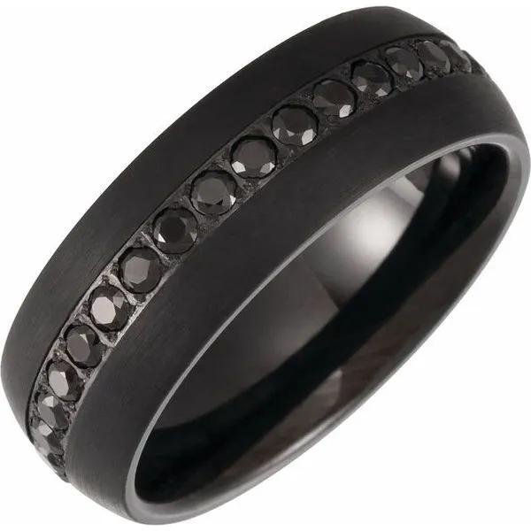 Tungsten Accented Half Round Band Grayson & Co. Jewelers Iron Mountain, MI