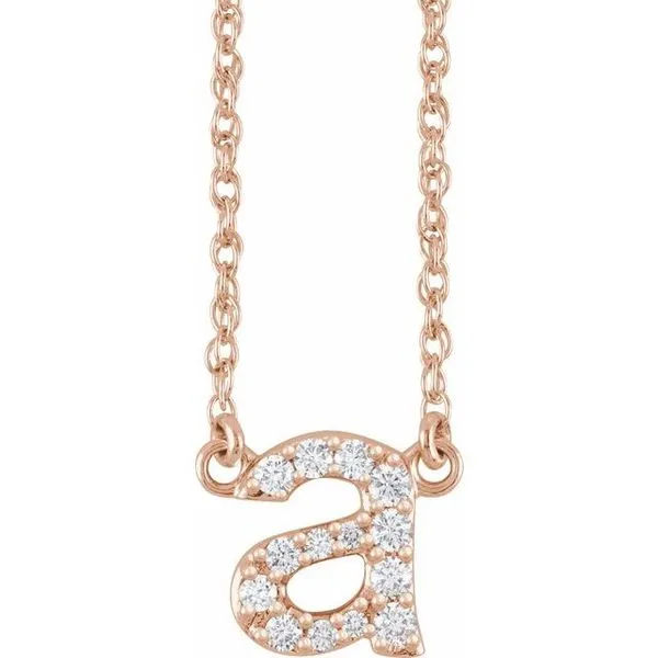 Lowercase Initial Necklace Hopman Jewelers Elkhart, IN
