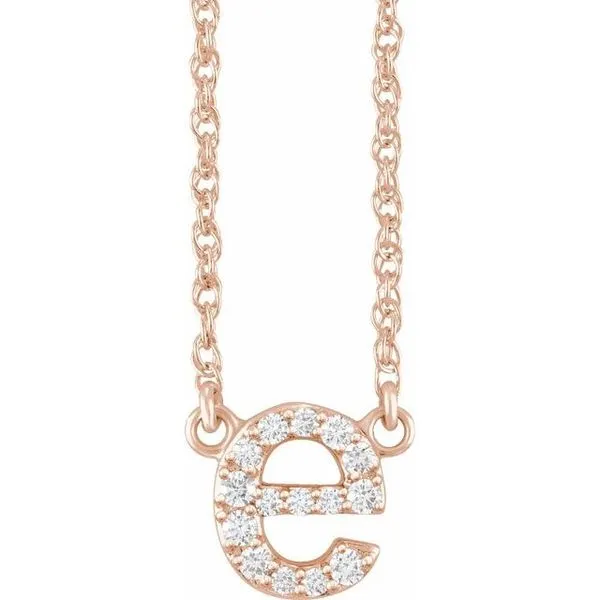 Lowercase Initial Necklace Northwood Jewelers Northwood, OH