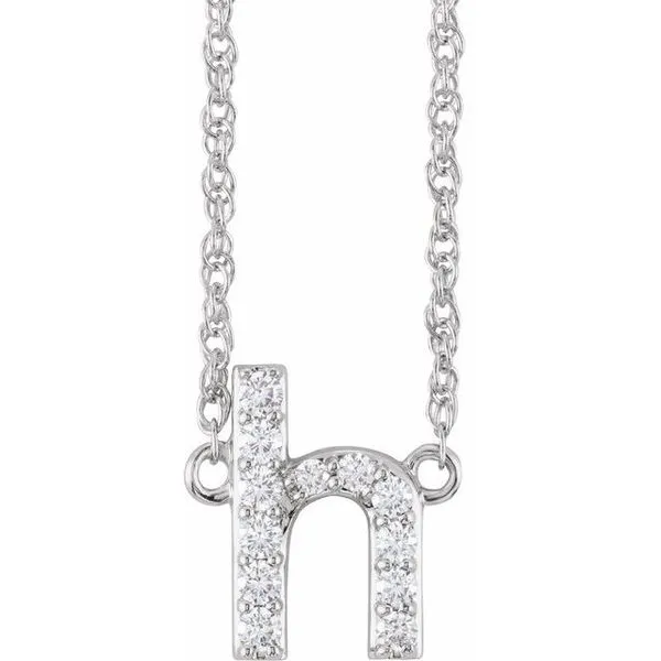 Lowercase Initial Necklace Hopman Jewelers Elkhart, IN