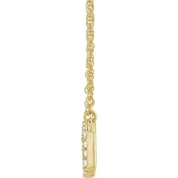 Lowercase Initial Necklace Image 2 Northwood Jewelers Northwood, OH