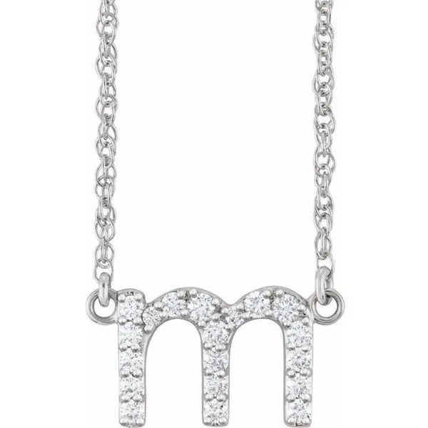 Lowercase Initial Necklace Hopman Jewelers Elkhart, IN