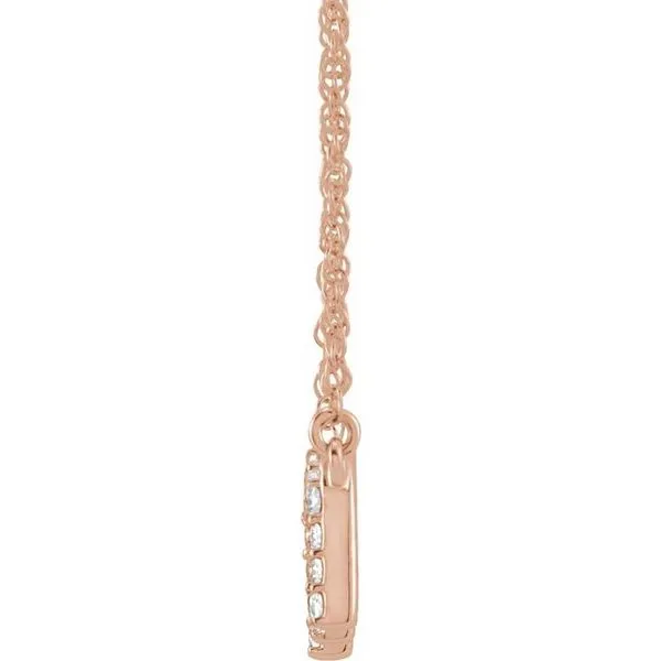 Lowercase Initial Necklace Image 2 Northwood Jewelers Northwood, OH