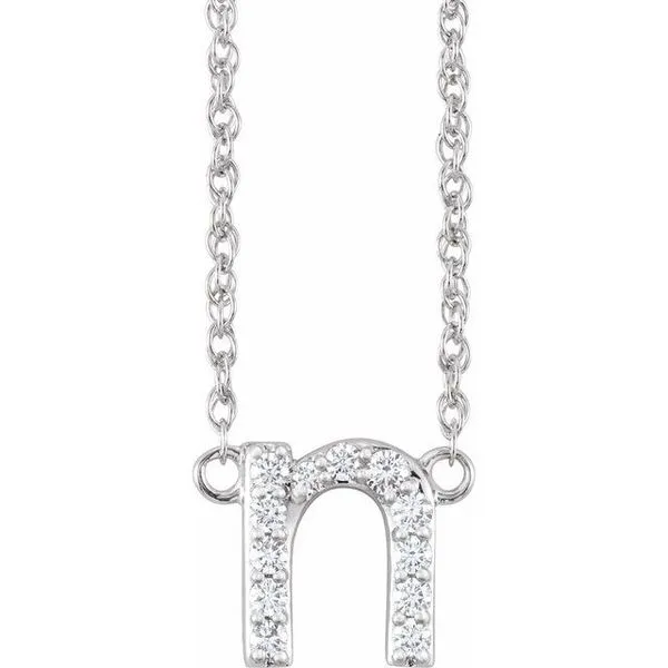 Lowercase Initial Necklace Hopman Jewelers Elkhart, IN