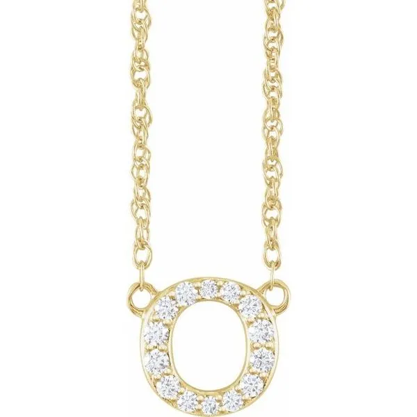 Lowercase Initial Necklace Northwood Jewelers Northwood, OH
