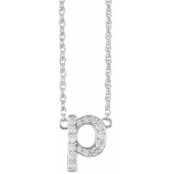 Lowercase Initial Necklace Hopman Jewelers Elkhart, IN