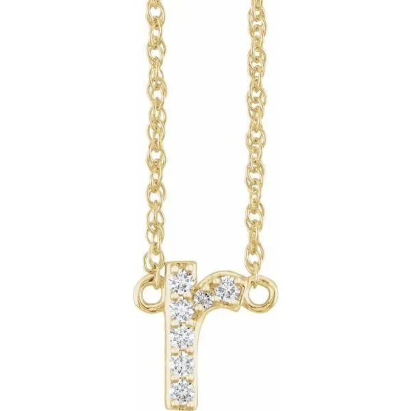 Lowercase Initial Necklace Northwood Jewelers Northwood, OH