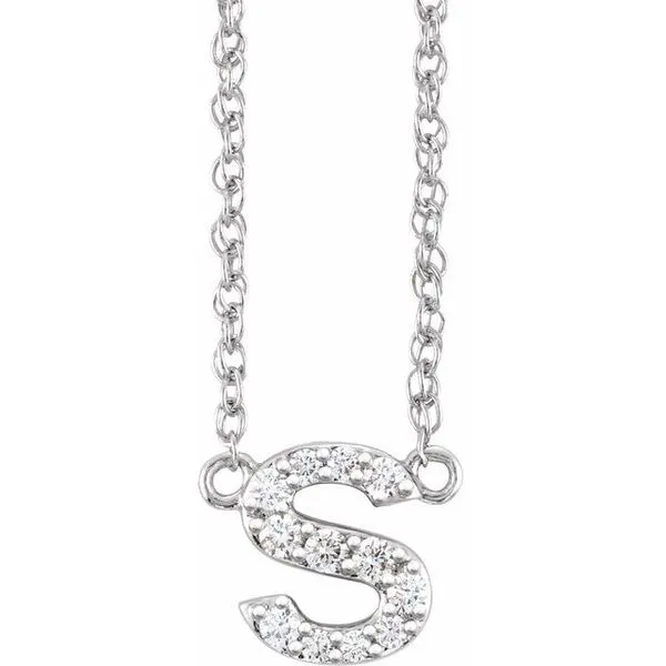 Lowercase Initial Necklace Hopman Jewelers Elkhart, IN